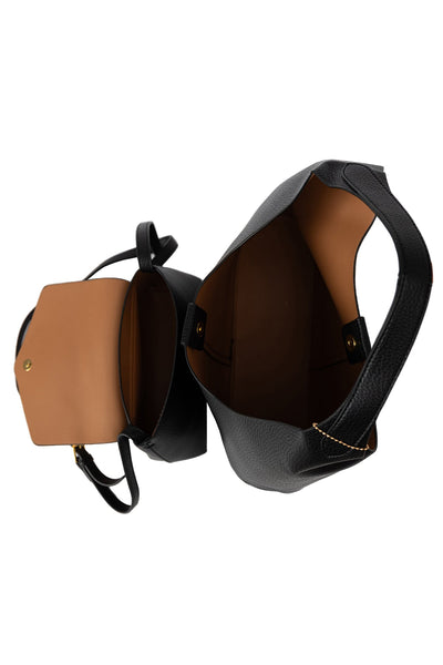 Women's Handbag Scott Cashmere Design - Black Style 20