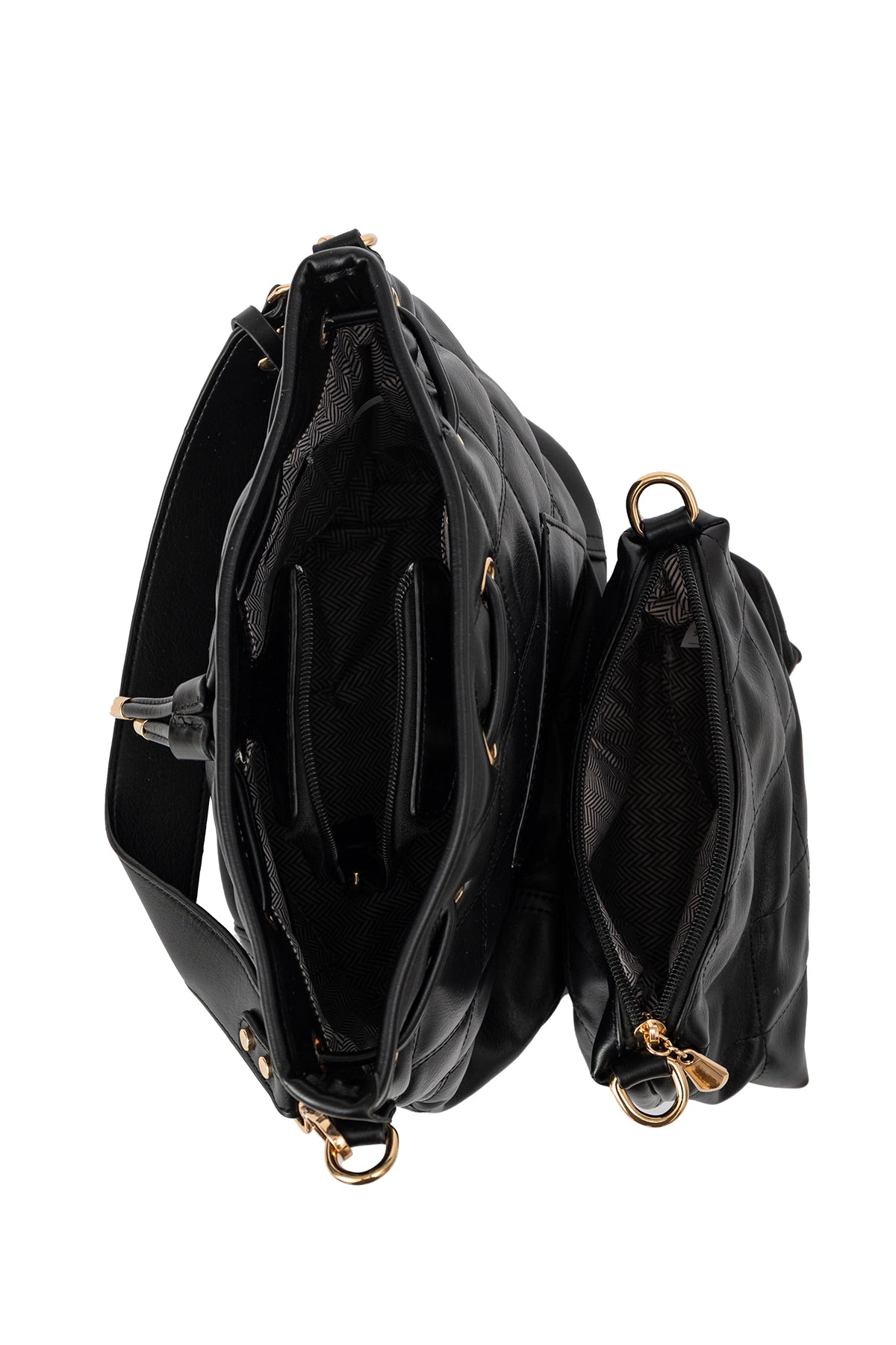 Women's Handbag Scott Cashmere Design - Black Style 21