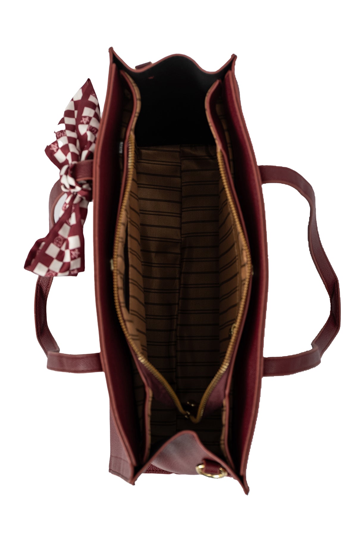 Women's Handbag Scott Cashmere Design - Purple Style 1