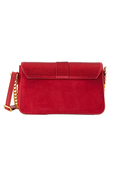 Women's Handbag Scott Cashmere Design - Crystal Red