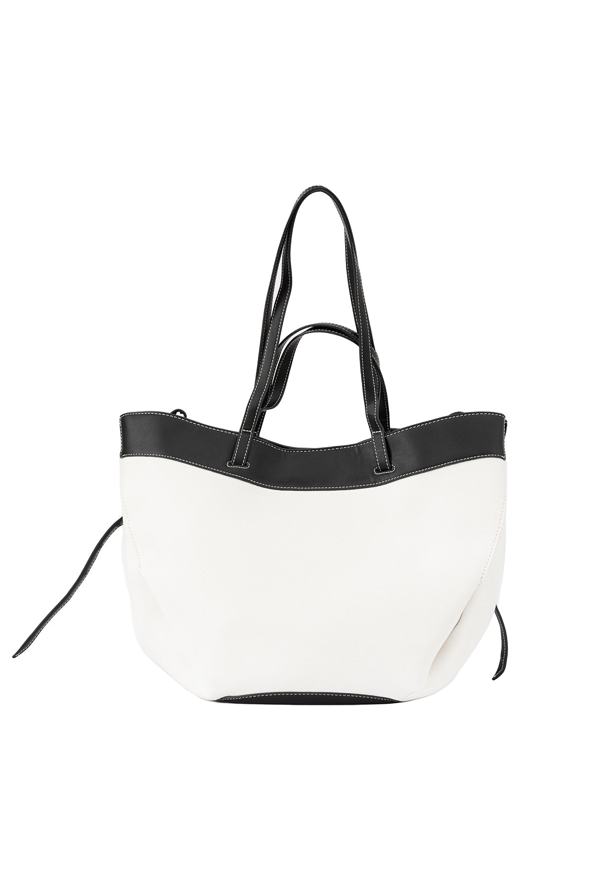 Women's Handbag Scott Cashmere Design - Black/White