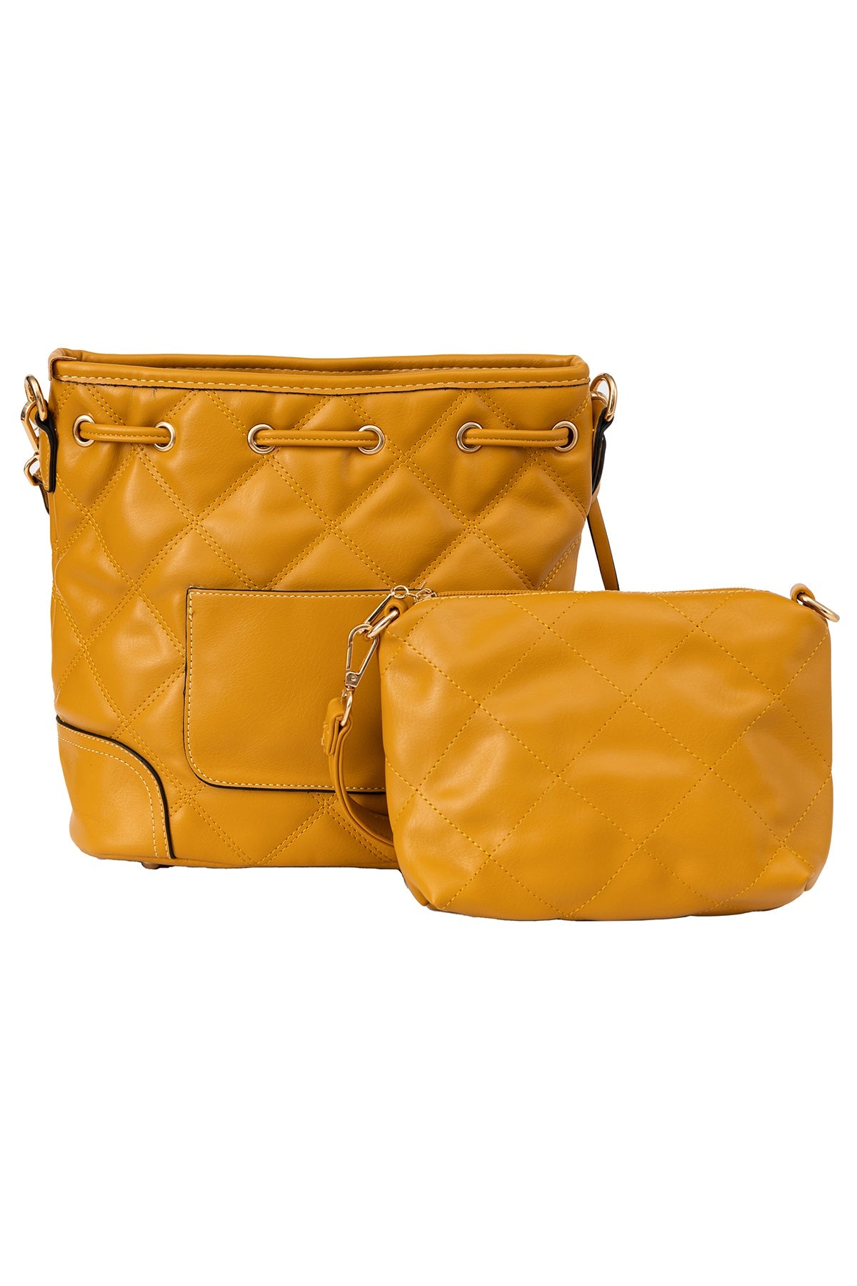 Women's Handbag Scott Cashmere Design - Mustard Style 2