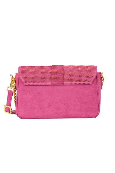 Women's Handbag Scott Cashmere Design - Crystal Hot Pink