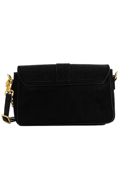 Women's Handbag Scott Cashmere Design - Crystal Black