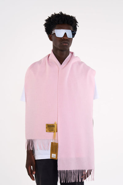 플레인 라이트 핑크 스카프 100% Pure Lambswool