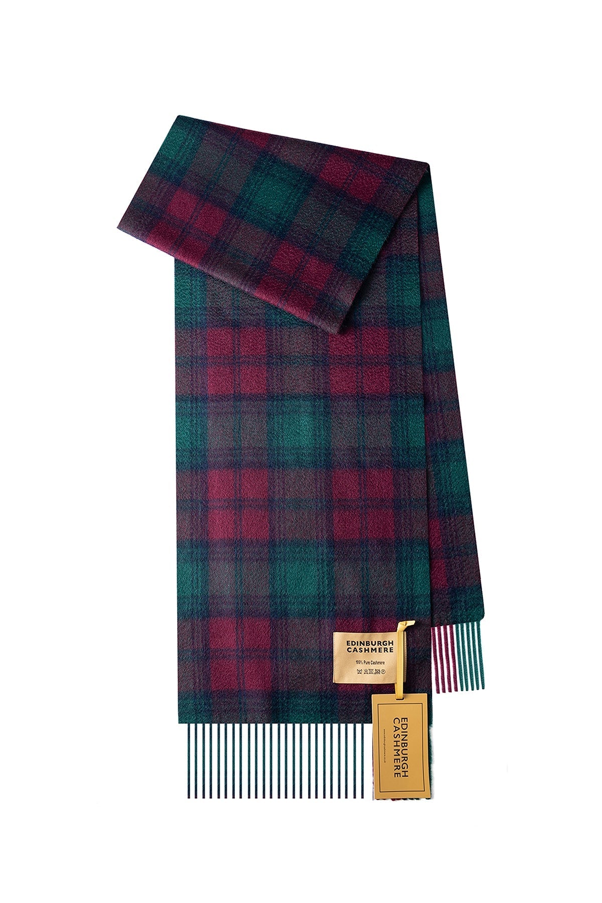 100% Pure Cashmere Children Tartan Scarf Lindsay
