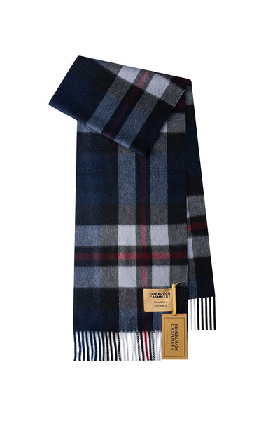 100% Pure Cashmere Children DC Scott Scarf Navy