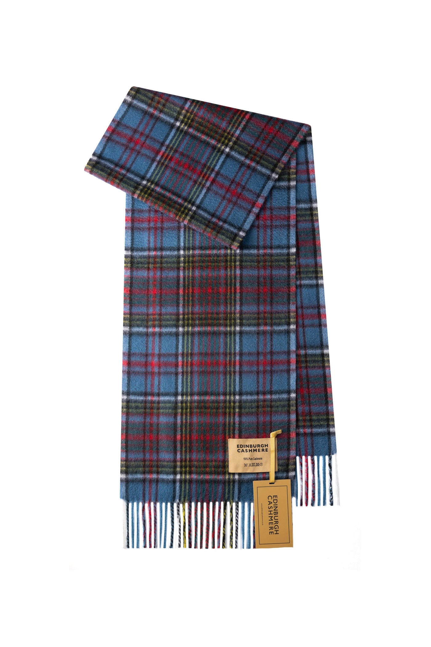 100% Pure Cashmere Children Tartan Scarf Anderson