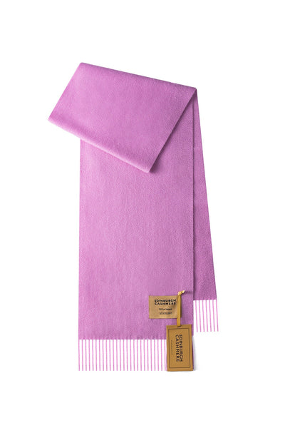 100% Pure Cashmere Children Plain Scarf Pink