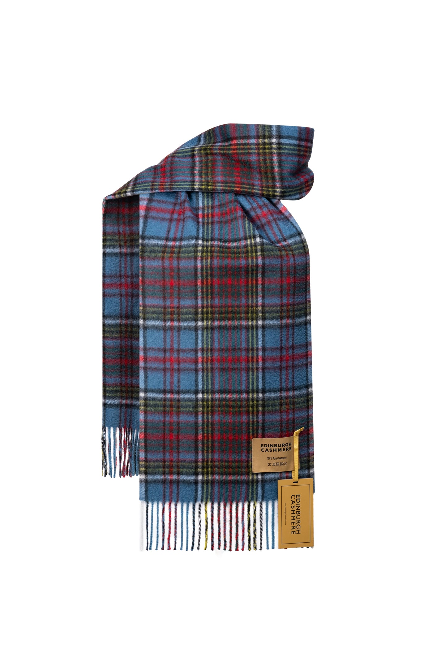 100% Pure Cashmere Children Tartan Scarf Anderson