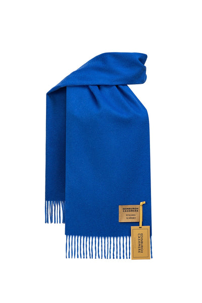 100% Pure Cashmere Children Plain Scarf Dark Blue