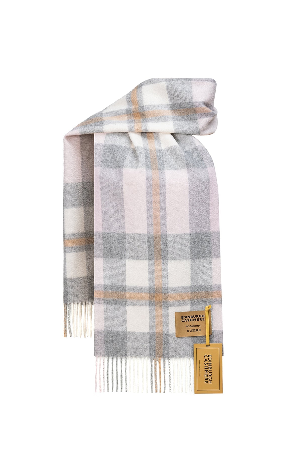 100% Pure Cashmere Children DC Scott Scarf Pink