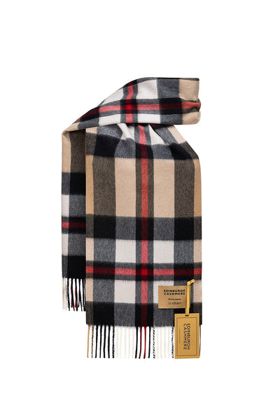 100% Pure Cashmere Children DC Scott Scarf Camel