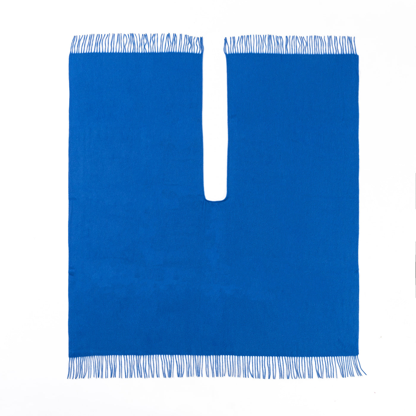 플레인 100% 퓨어 램스울 다크 블루 케이프