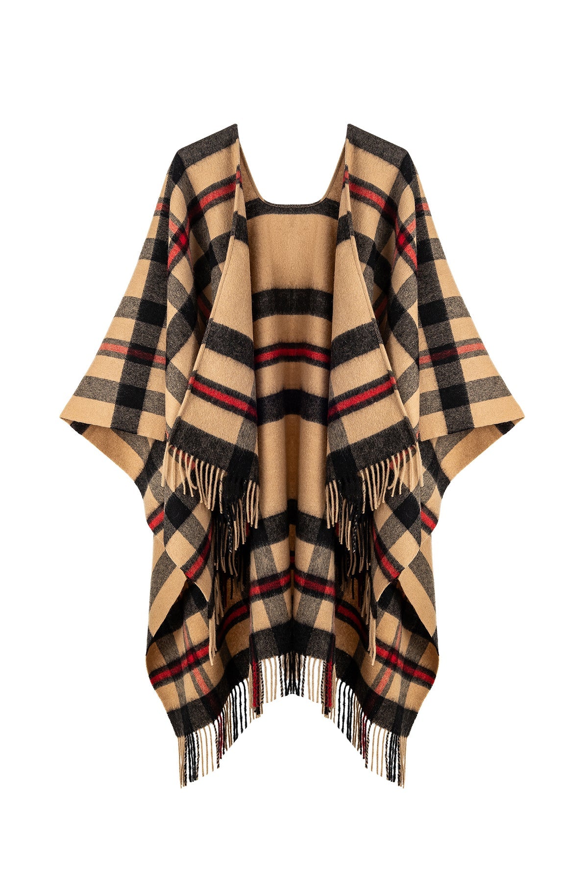 Poncho Luxury Exclusive Design DC Scott - Camel Style 2