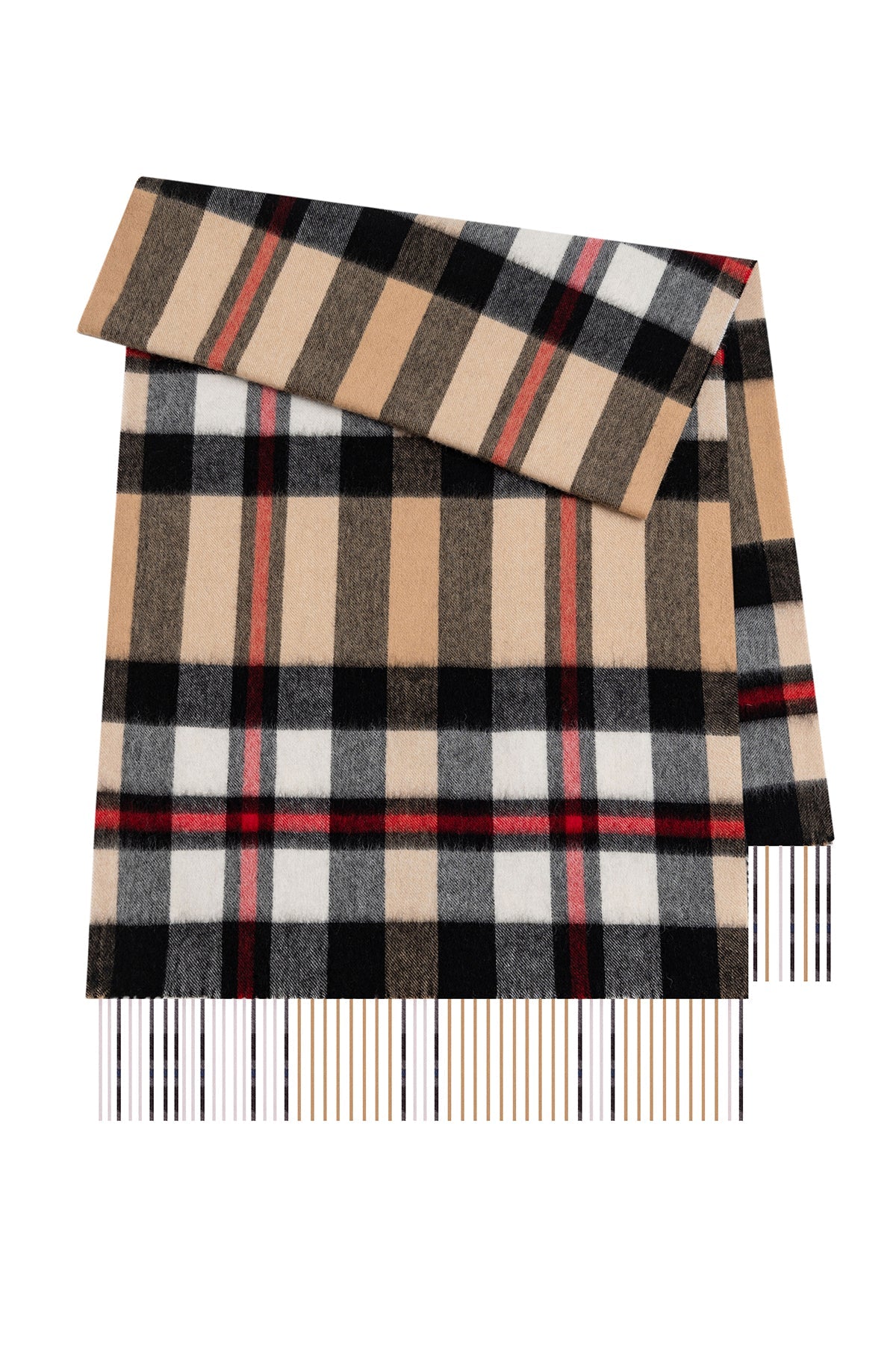 DC Camel Stole 100% Pure Lambswool