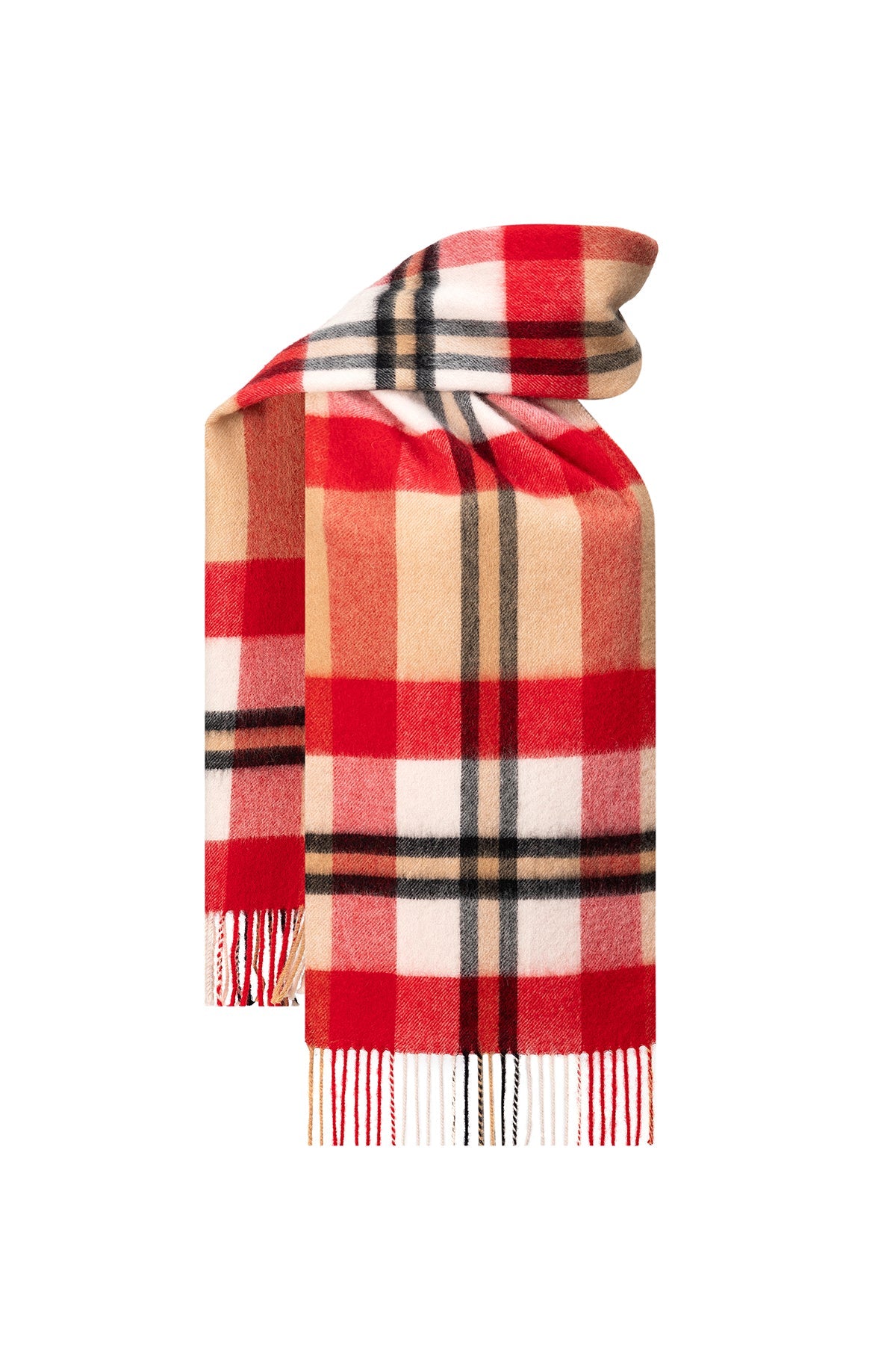 Scarf DC Scott Red 100% Pure Lambswool