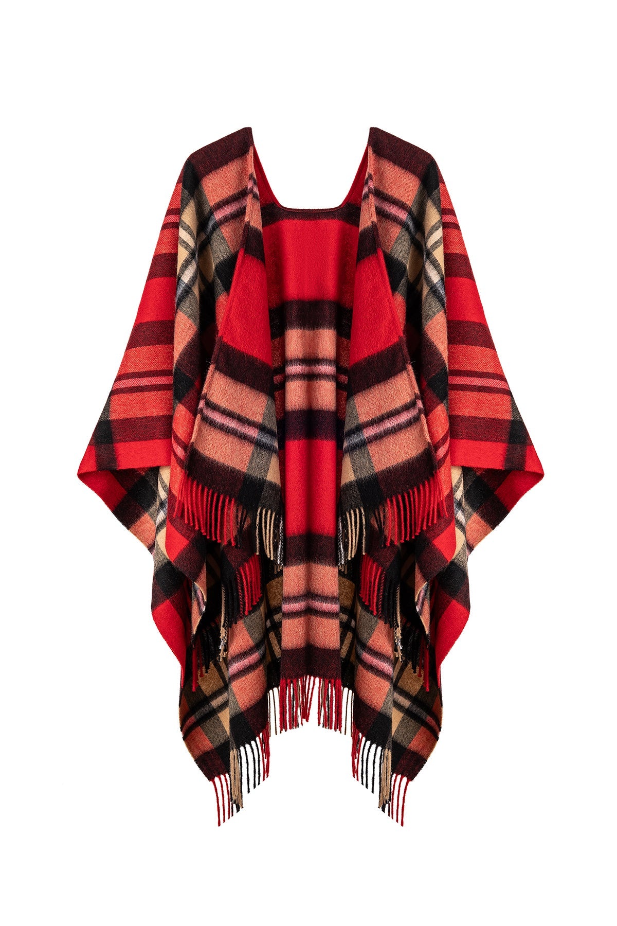Poncho Designer Exclusive DC Scott - Red Style 2