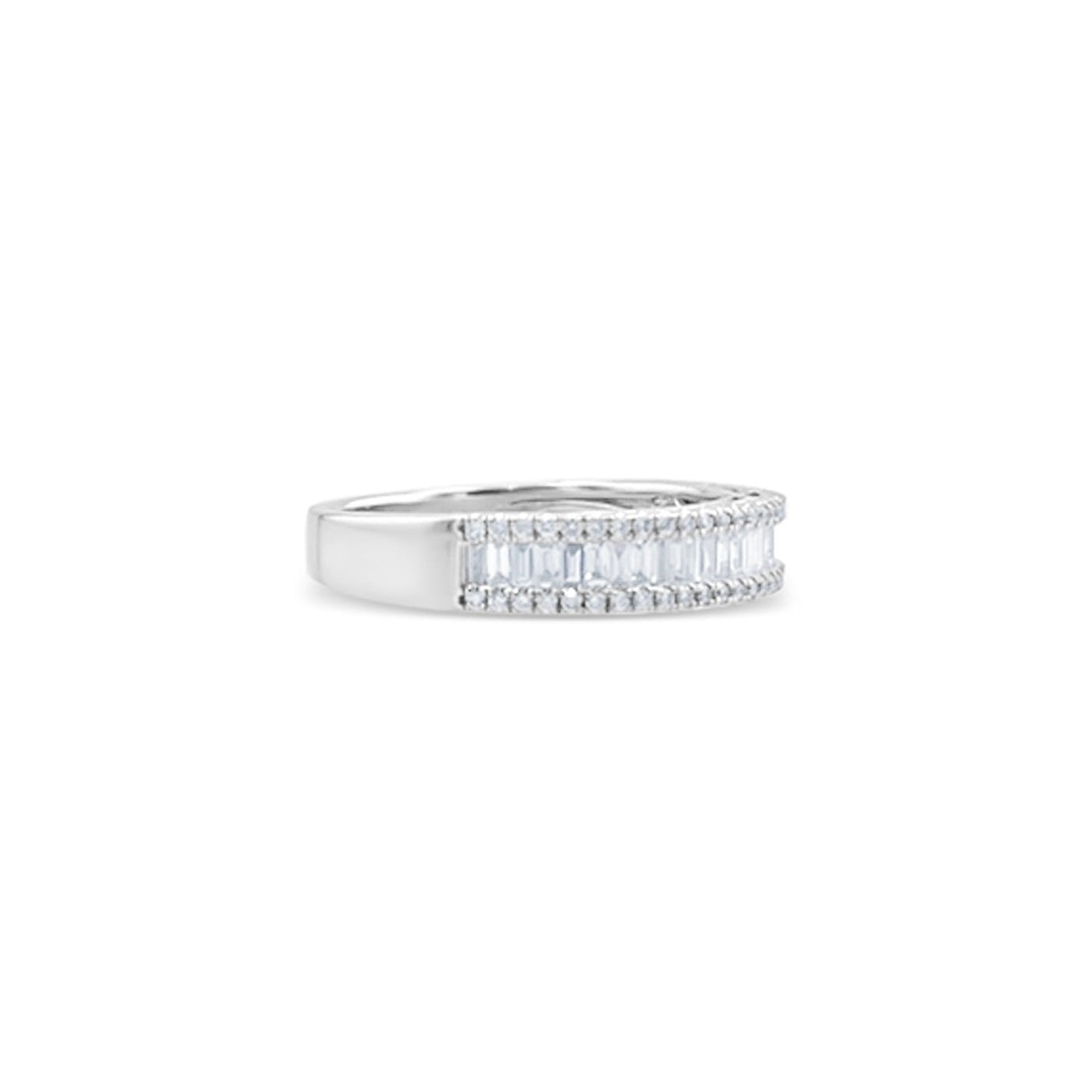 Scott Cashmere 18k White Gold with Diamond and Buggets - Ring Style 16 (Size 15)