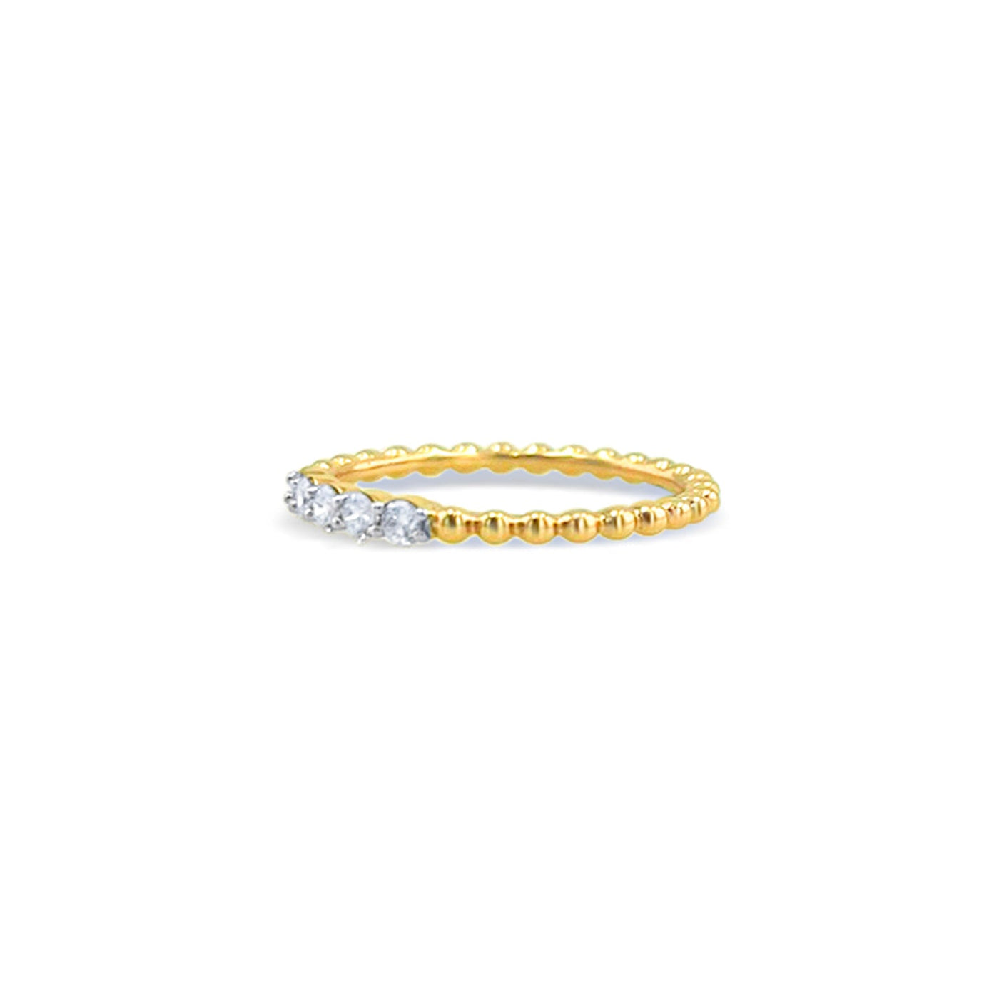 Scott Cashmere 18k White and Yellow Gold with Diamond - Ring Style 19 (Size 15)