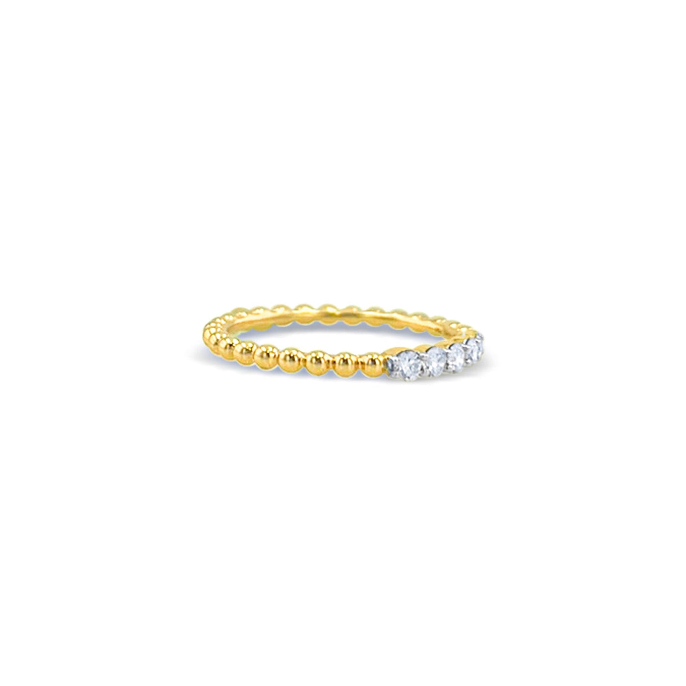 Scott Cashmere 18k White and Yellow Gold with Diamond - Ring Style 19 (Size 15)