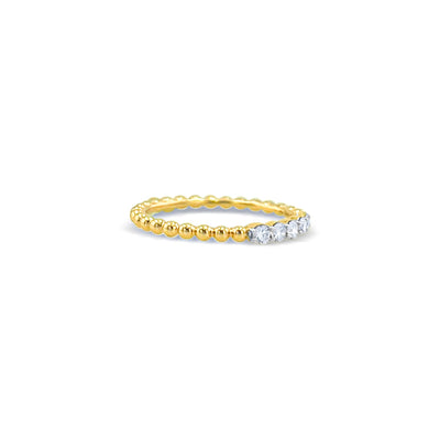 Scott Cashmere 18k White and Yellow Gold with Diamond - Ring Style 19 (Size 15)
