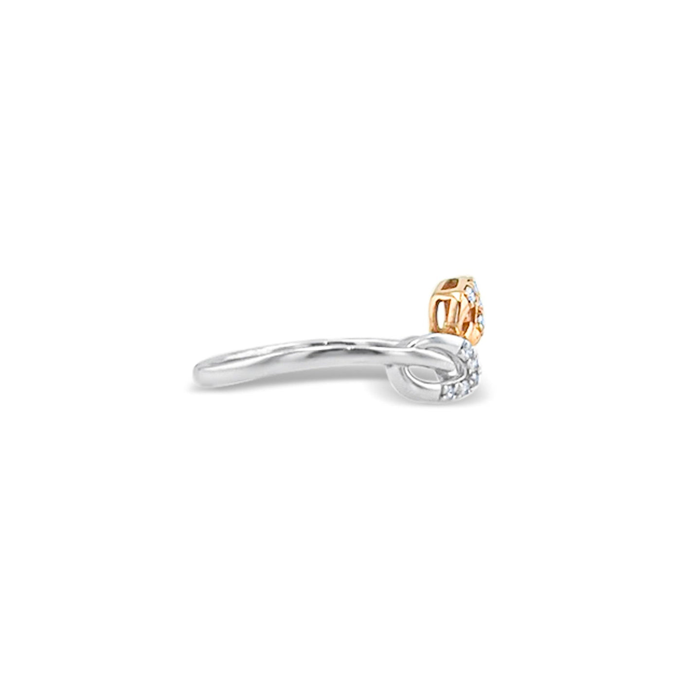 Scott Cashmere 18k White and Yellow Gold with Diamond - Ring Style 20 (Size 15)