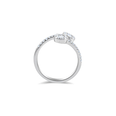 Scott Cashmere 18k White Gold with Diamond and Buggets - Ring Style 17 (Size 15)