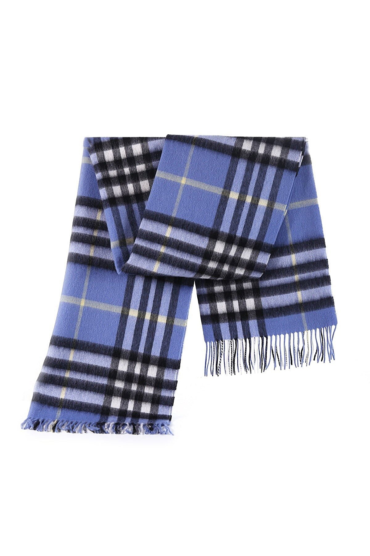 Cashmere Scarf DC Classic Blue Oversized Wrap