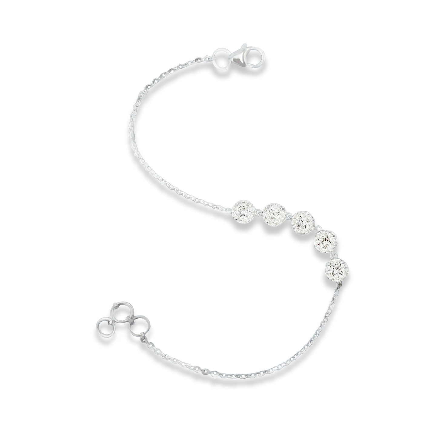 Scott Cashmere 18k White Gold with Diamonds - Bracelet Style 15