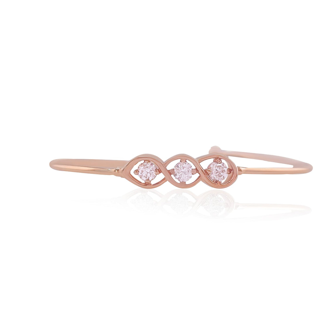 Scott Cashmere 18k Rose Gold with Diamonds - Bracelet Style 16