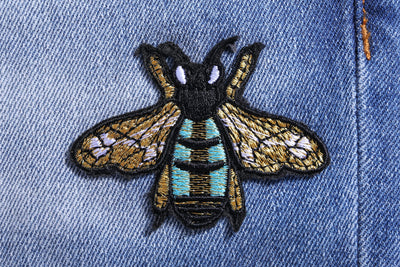 Light Blue Slim-Fit Jeans With 2 Logos