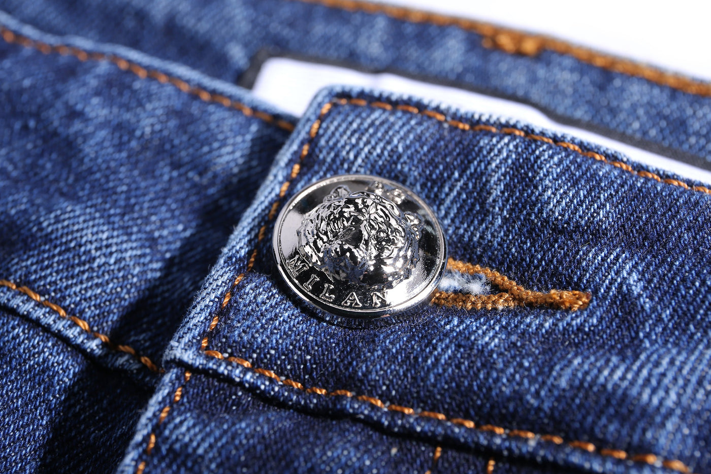 미디엄 블루 슬림핏 진