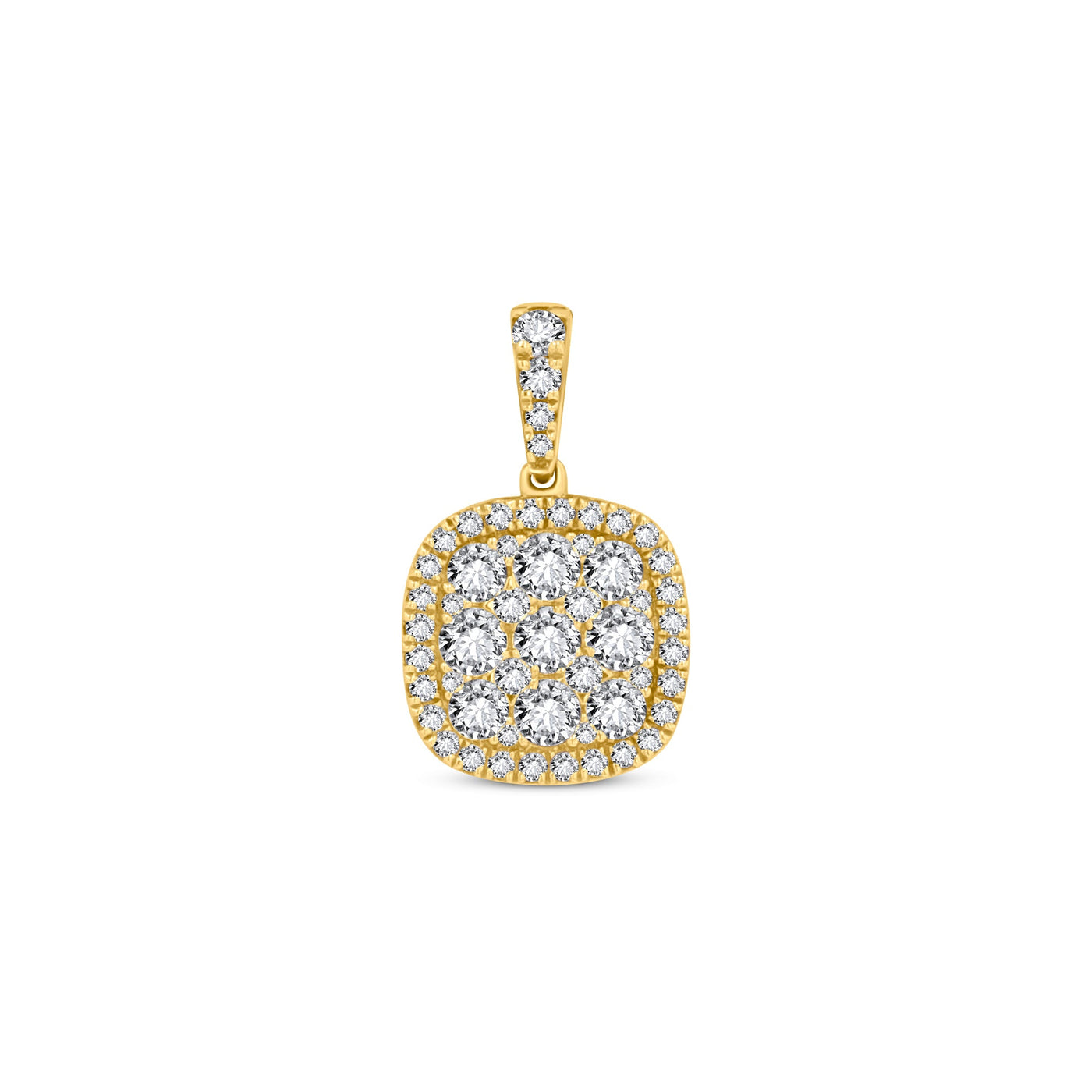 Scott Cashmere 18k Yellow-Gold with Diamonds - Pendant Style 9