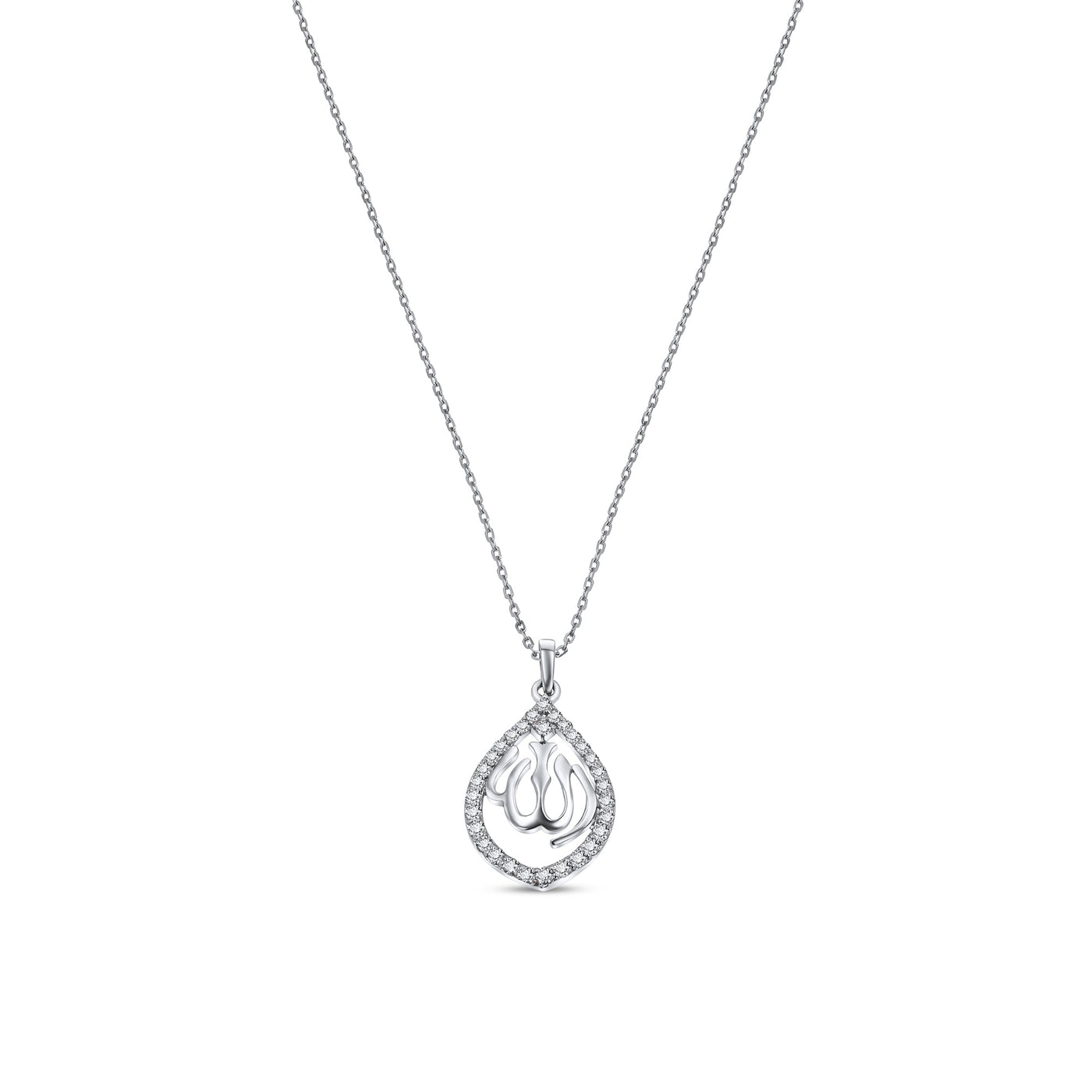 Scott Cashmere 18k White-Gold with Diamonds - Necklace Style 2