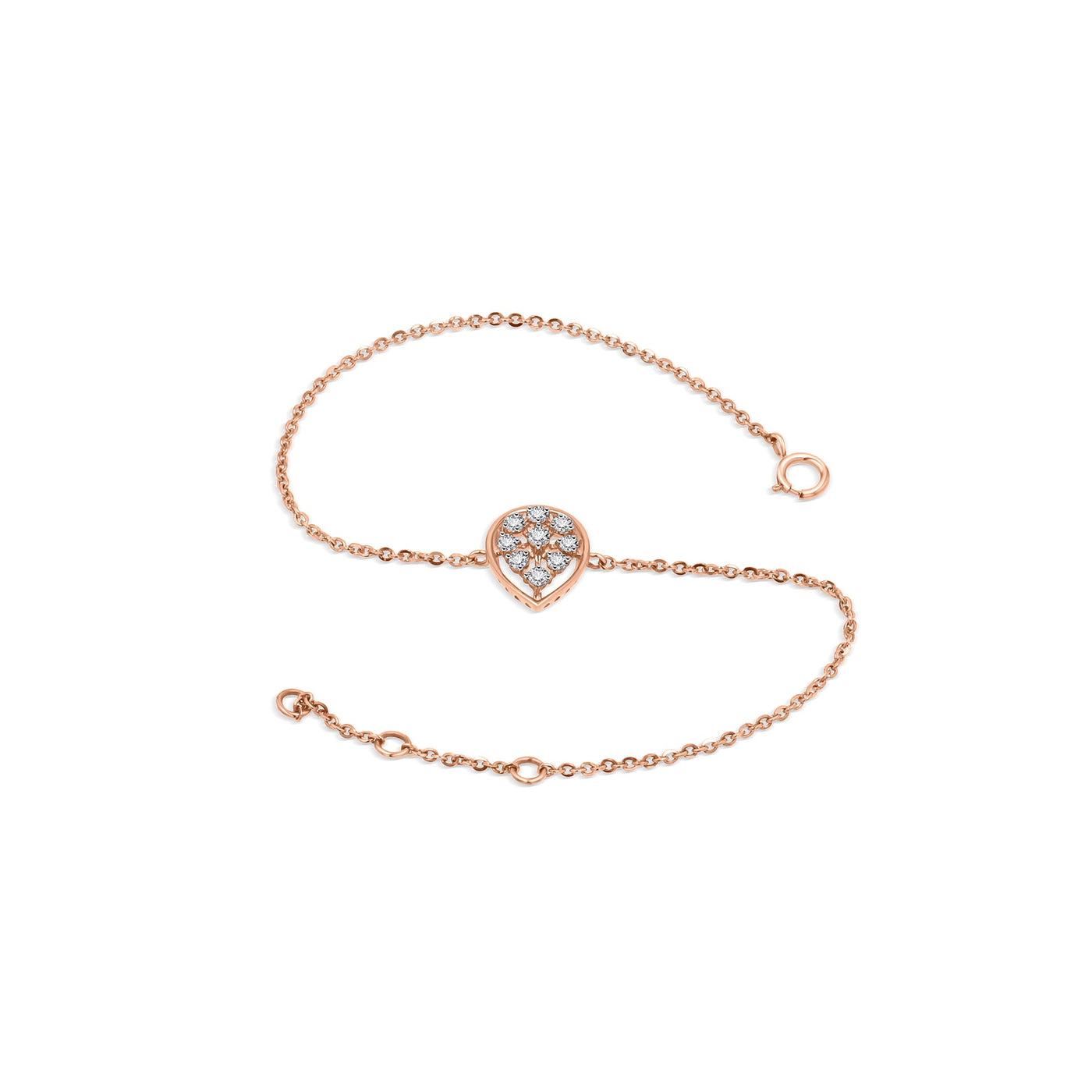 Scott Cashmere 18k Solid White Gold with Diamonds - Bracelet Style 4