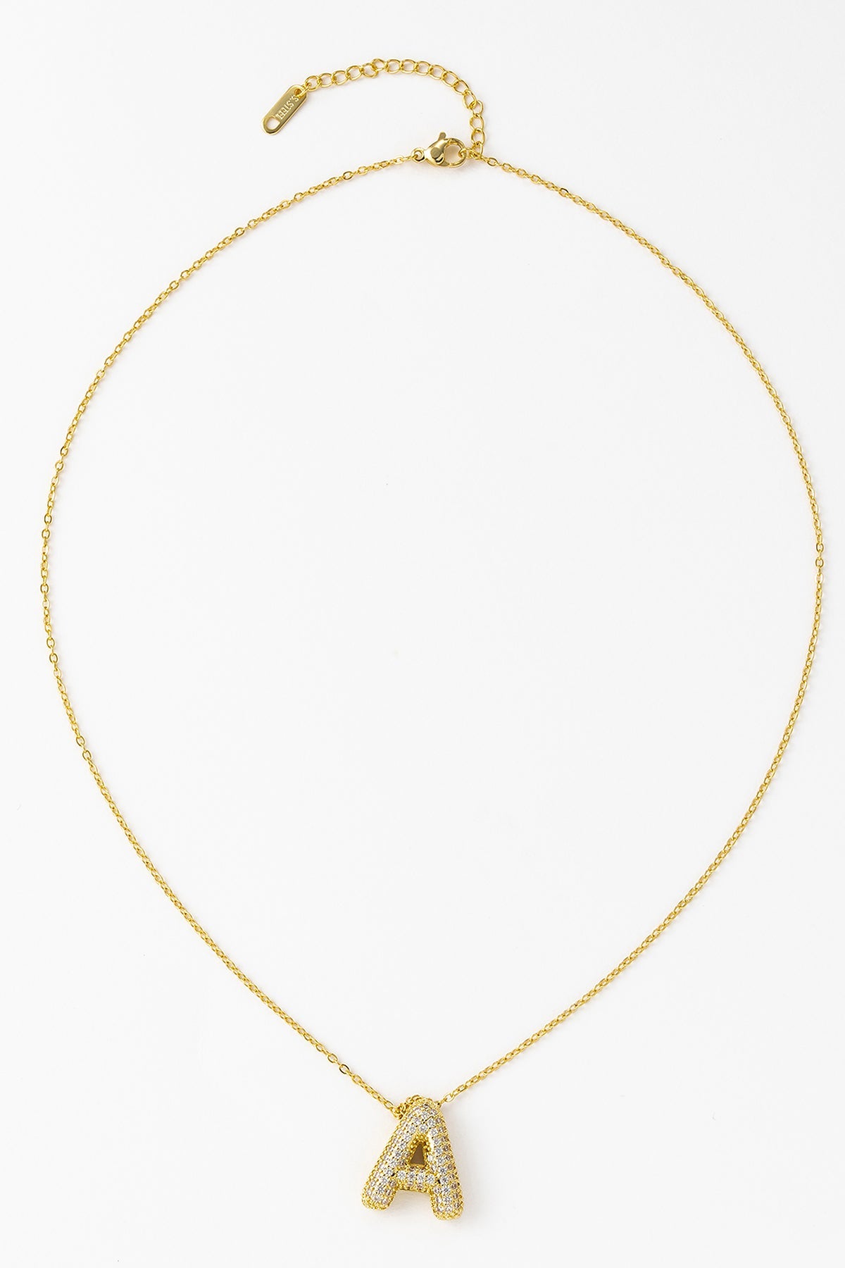 Scott Cashmere Alphabet Necklace Exclusive Design - Letter A