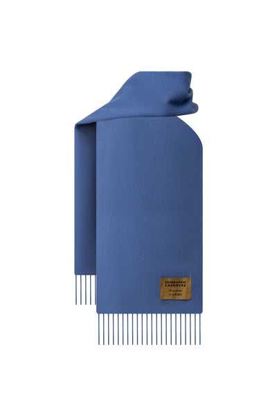 Plain Merino Wool Scarf Light Blue 126