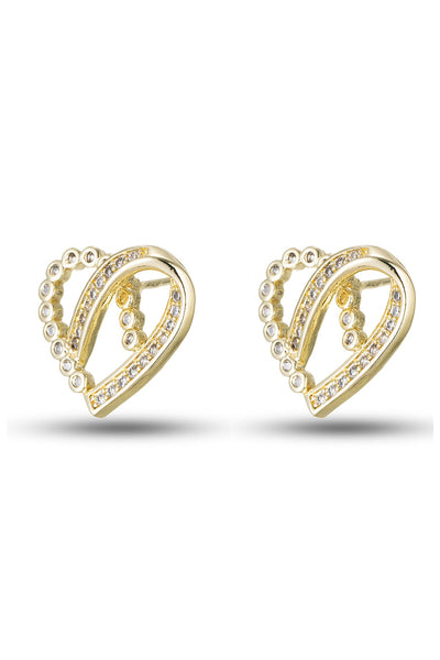 Scott Cashmere Exclusive Love Heart Earrings - Design-2