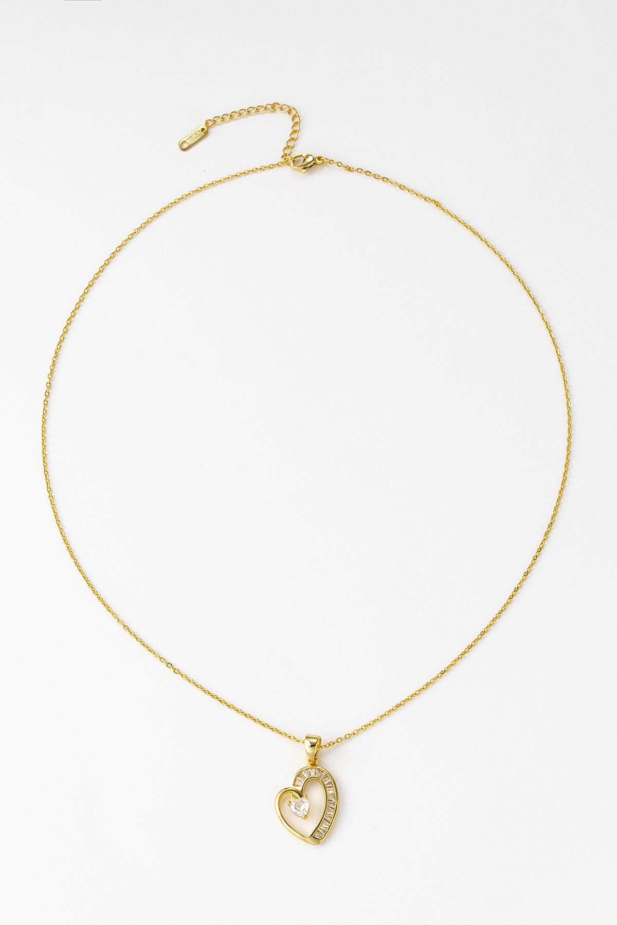 Scott Cashmere Heart-Shaped Pendant Necklace - Exclusive Design 1