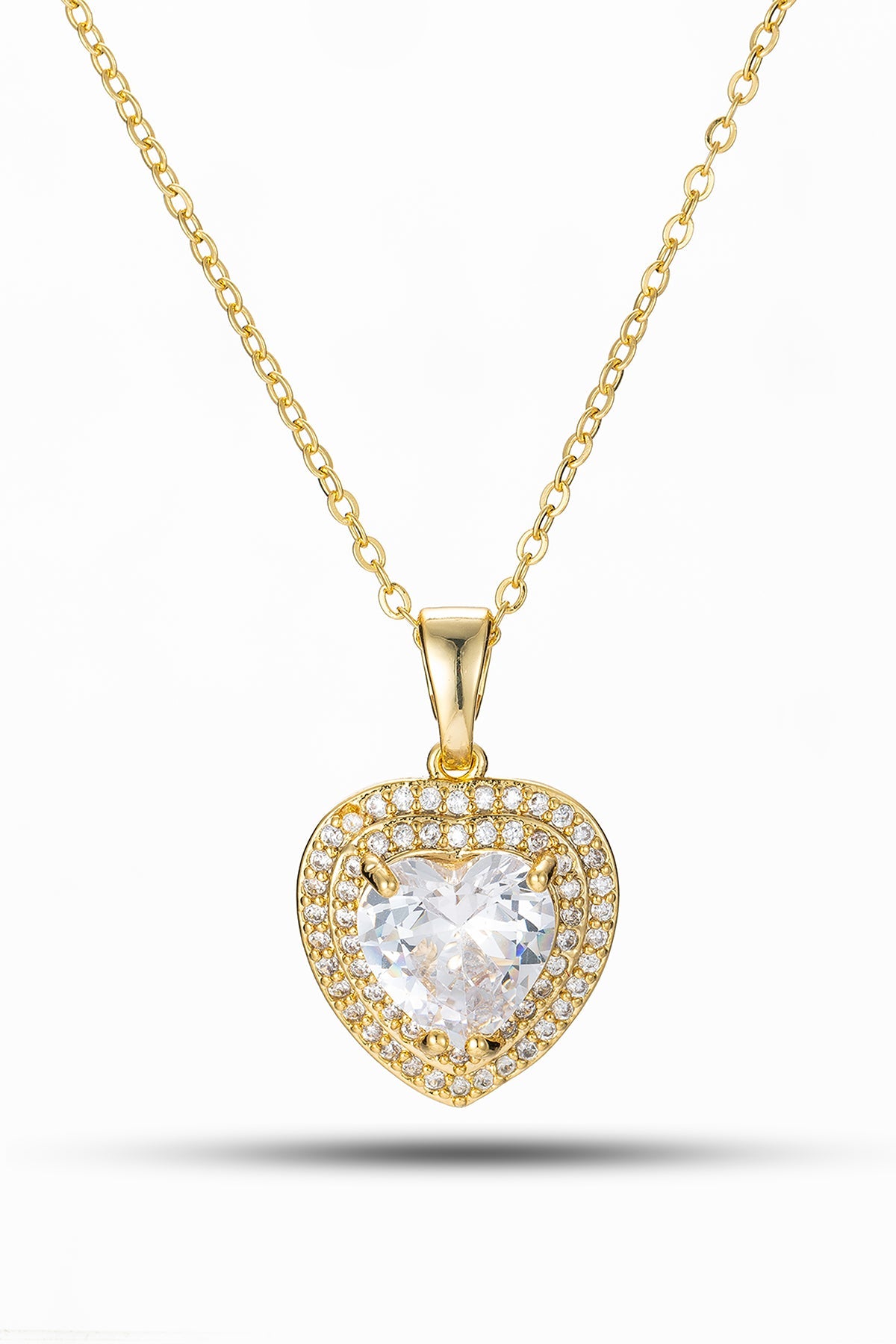 Scott Cashmere Heart-Shaped Pendant Necklace - Exclusive Design 3