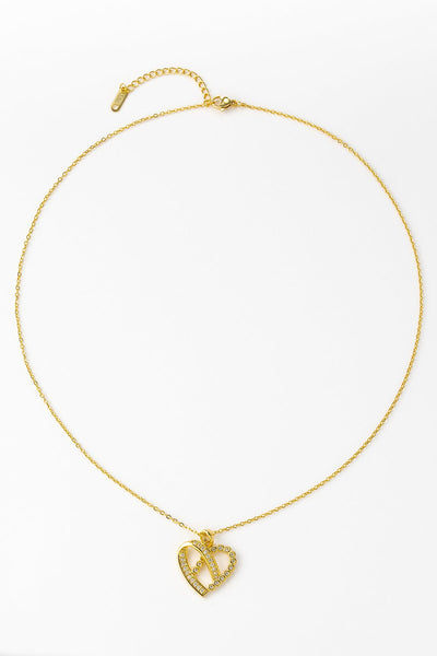 Scott Cashmere Heart-Shaped Pendant Necklace - Exclusive Design 4