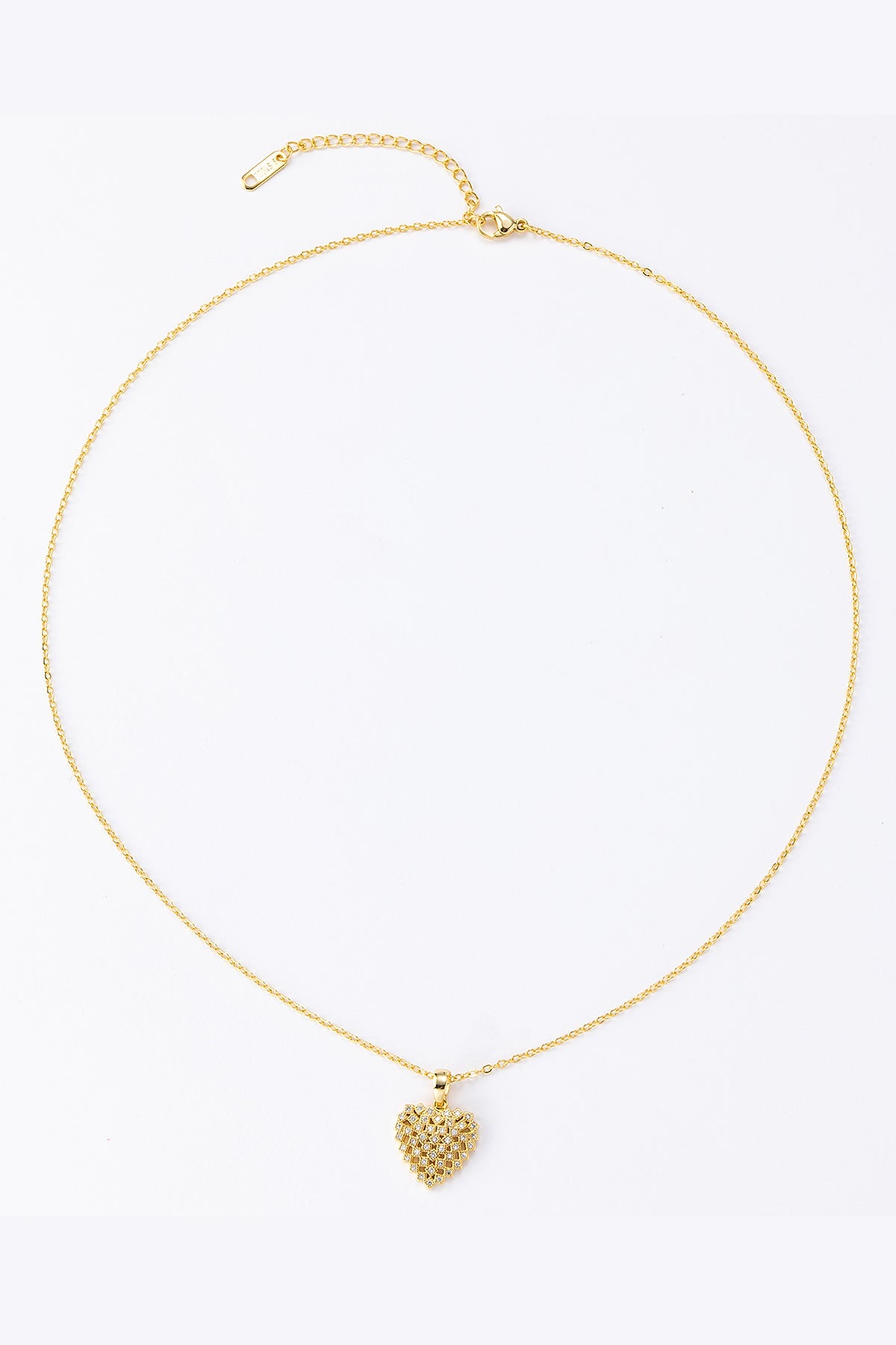 Scott Cashmere Heart-Shaped Pendant Necklace - Exclusive Design 5