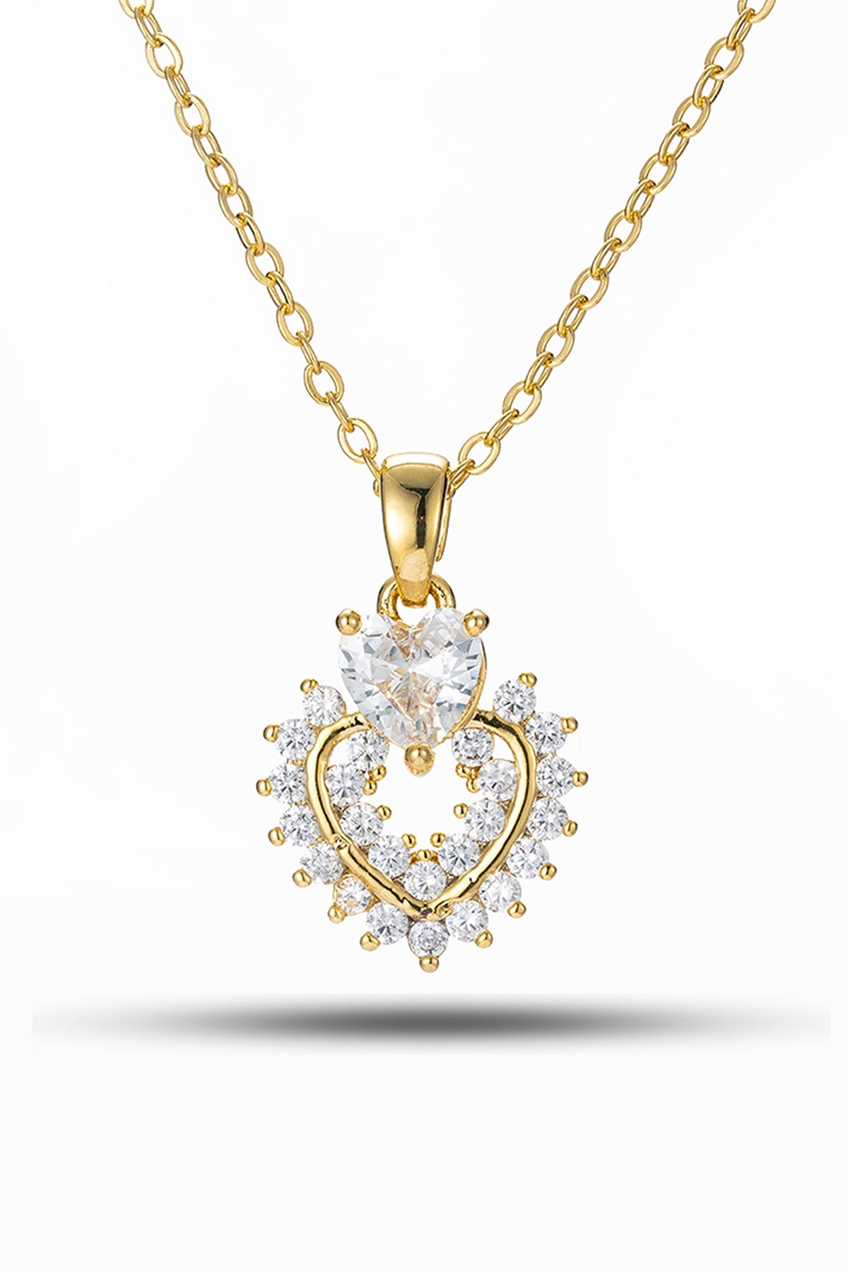 Scott Cashmere Heart-Shaped Pendant Necklace - Exclusive Design 6