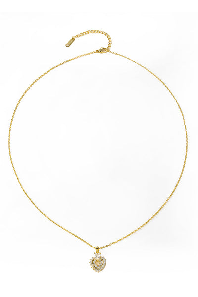 Scott Cashmere Heart-Shaped Pendant Necklace - Exclusive Design 6