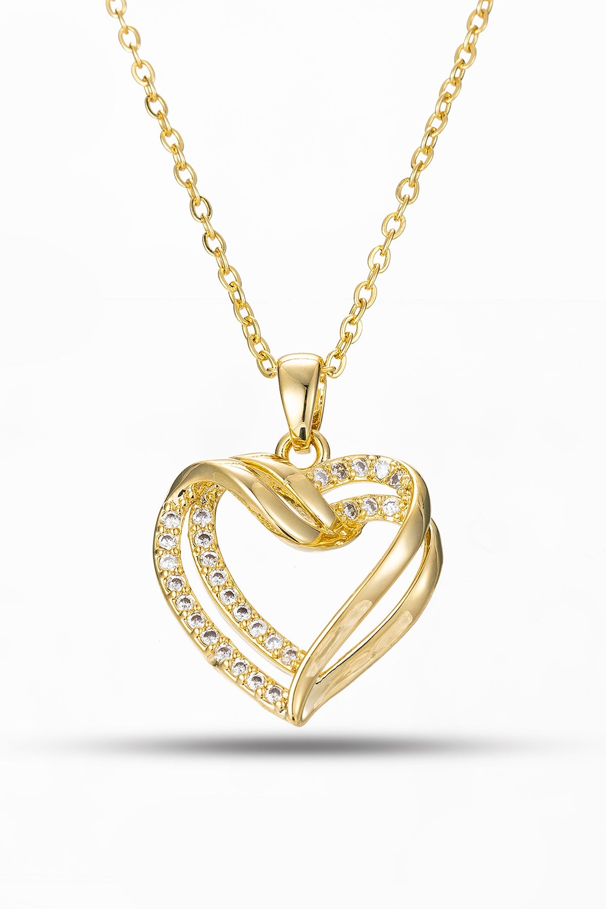 Scott Cashmere Heart-Shaped Pendant Necklace - Exclusive Design 7