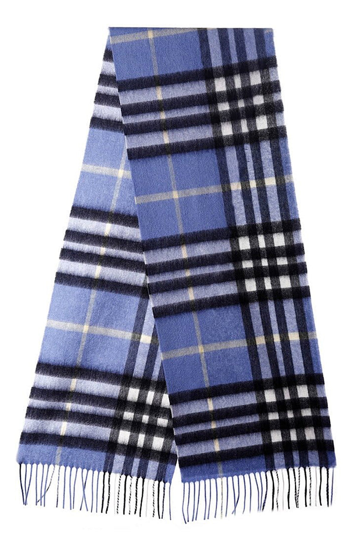 Scarf DC Classic Blue Oversized Wrap 100% Pure Lambswool