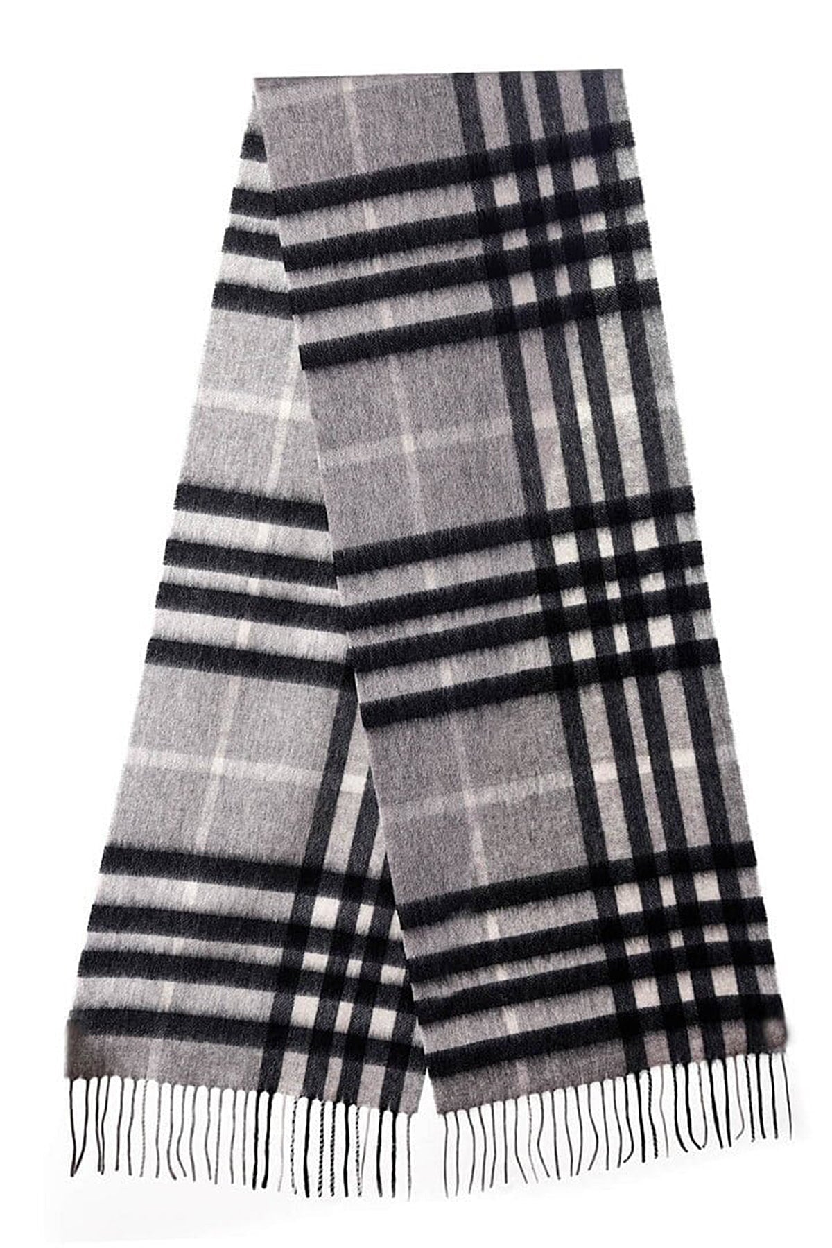 Cashmere Scarf DC Classic Grey Oversized Wrap