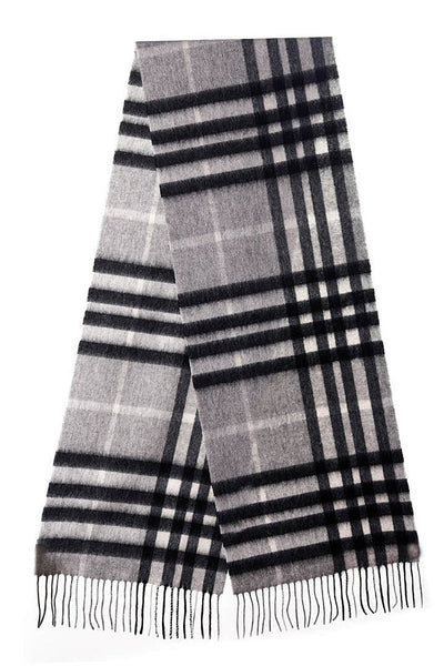 Cashmere Scarf DC Classic Grey Oversized Wrap