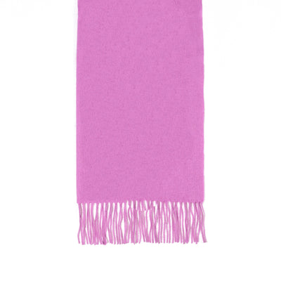 플레인 다크 핑크 스카프 100% Pure Lambswool